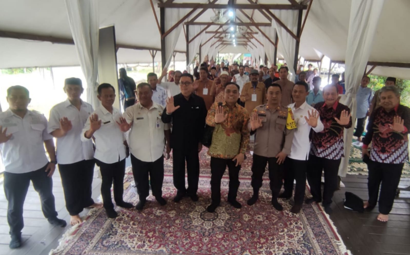 Cegah Paham Radikal, BNPT RI dan  FKPT Kalsel Gelar Keduri Desa Damai