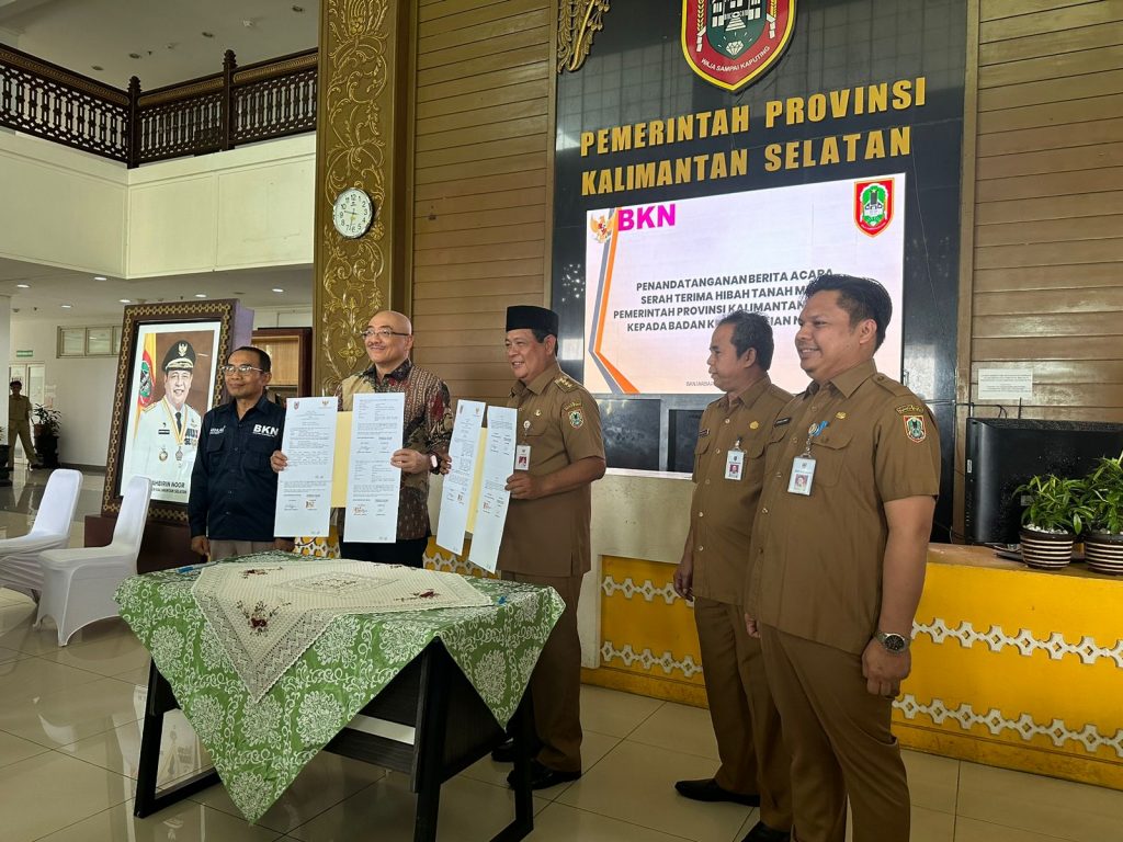 Pemprov Kalsel Hibahkan Satu Hektar Tanah Ke BKN