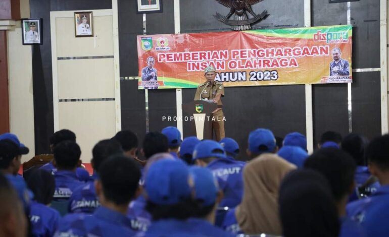Bupati Tala Minta Pengurus Cabor Terjun ke Desa Untuk Gali Potensi Atlet