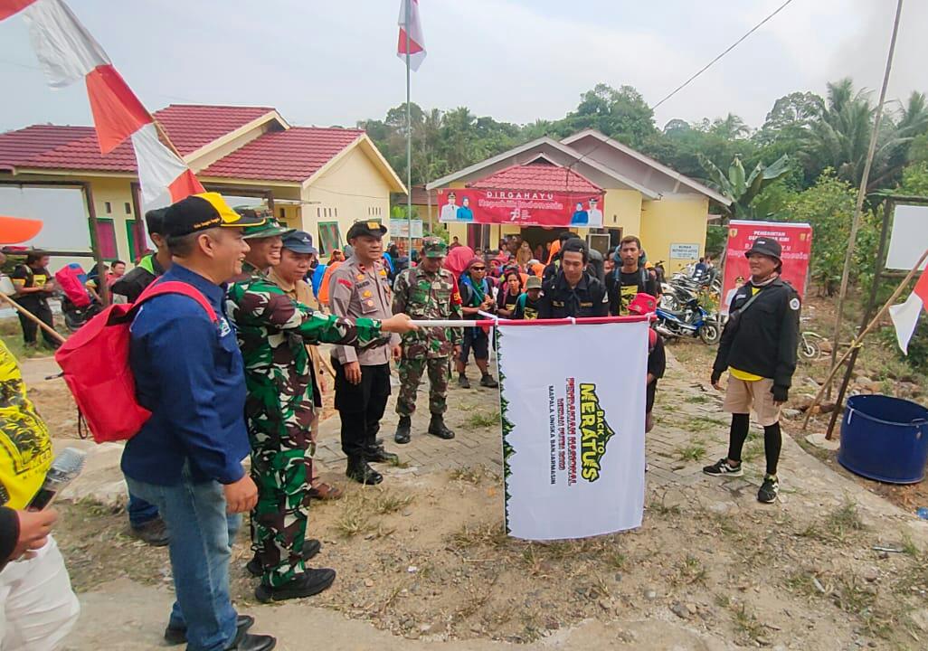 Lepas Pendakian Nasional Merah Putih ke Puncak Halau-Halau 2023, Ini Harapan Dandim 1002/ HST