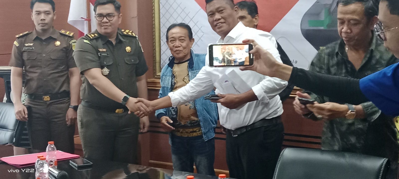 Audiensi ke Kejari Batola, KAKI Kalsel dan sejumlah LSM Pertanyakan Tindak Lanjut Penyidikan Kasus Tukar Guling Lahan Kolam Kanan