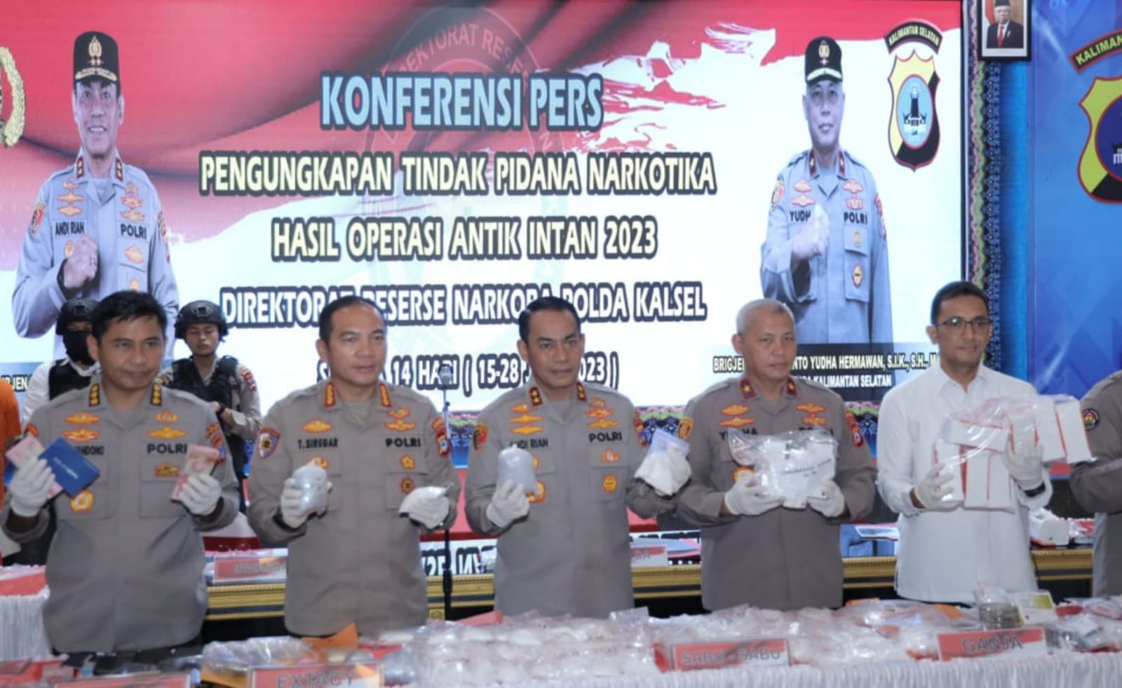 Operasi Selama 14 Hari, 10 Kilogram Lebih Diamankan Narkotika, Hingga Ada Tersangka Yang Mengaku Dokter