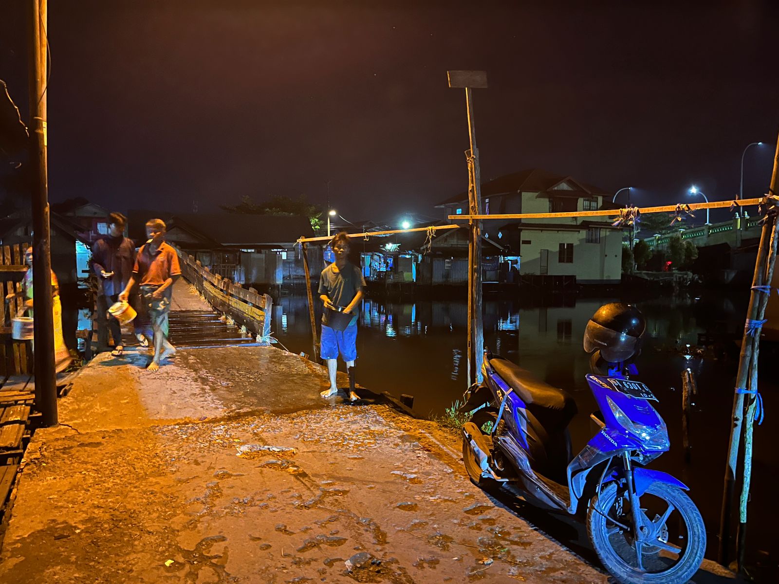 Duel Maut di  Kelayan A Jelang Tengah Malam, Korban Tewas Bersimbah Darah