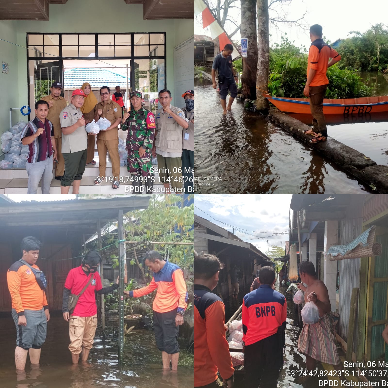 BPBD Banjar Dan FJB Salurkan Logistik Untuk Warga Terdampak Banjir