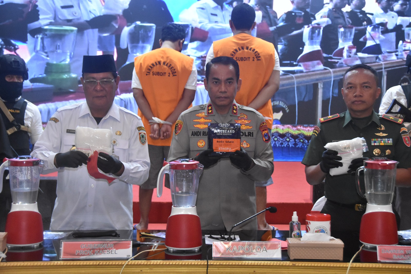 Polda Kalsel Musnahkan 35 Kilogram Sabu Hasil Pengungkapan Jaringan Internasional