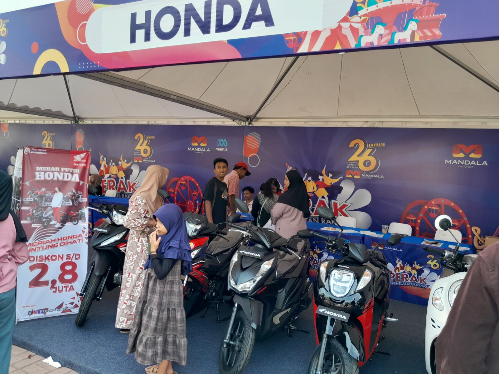 Mandala Finance Bersama Honda Hadir di Perhelatan Rakyat