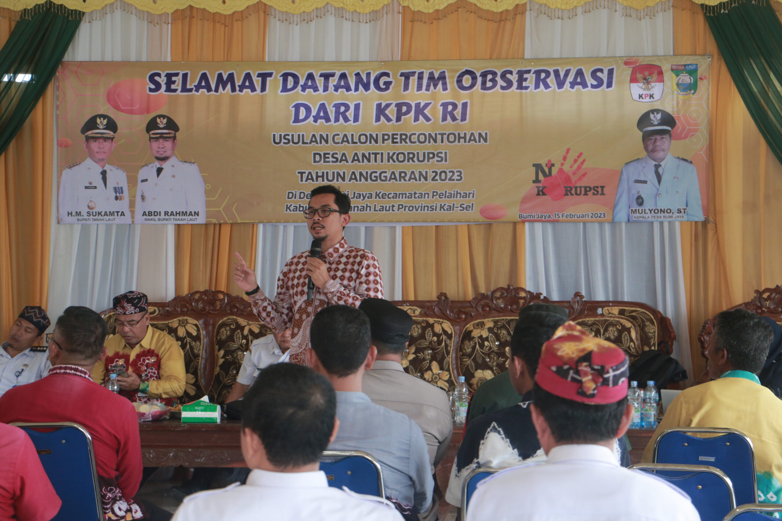Self Assesment Tim KPK Terhadap Pemdes Bumi Jaya Raih Nilai 85.26