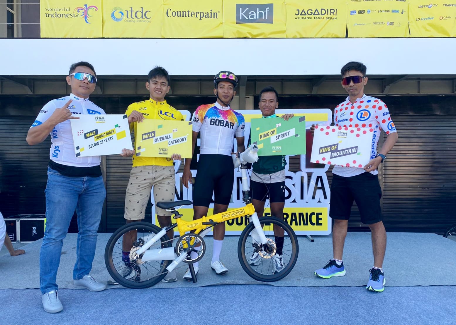 Disponsori Kapolda Kalsel, Atlet Banjarmasin Juarai Balap Sepeda Tingkat Dunia L'Etape Indonesia by Tour de France 2023 di Mandalika