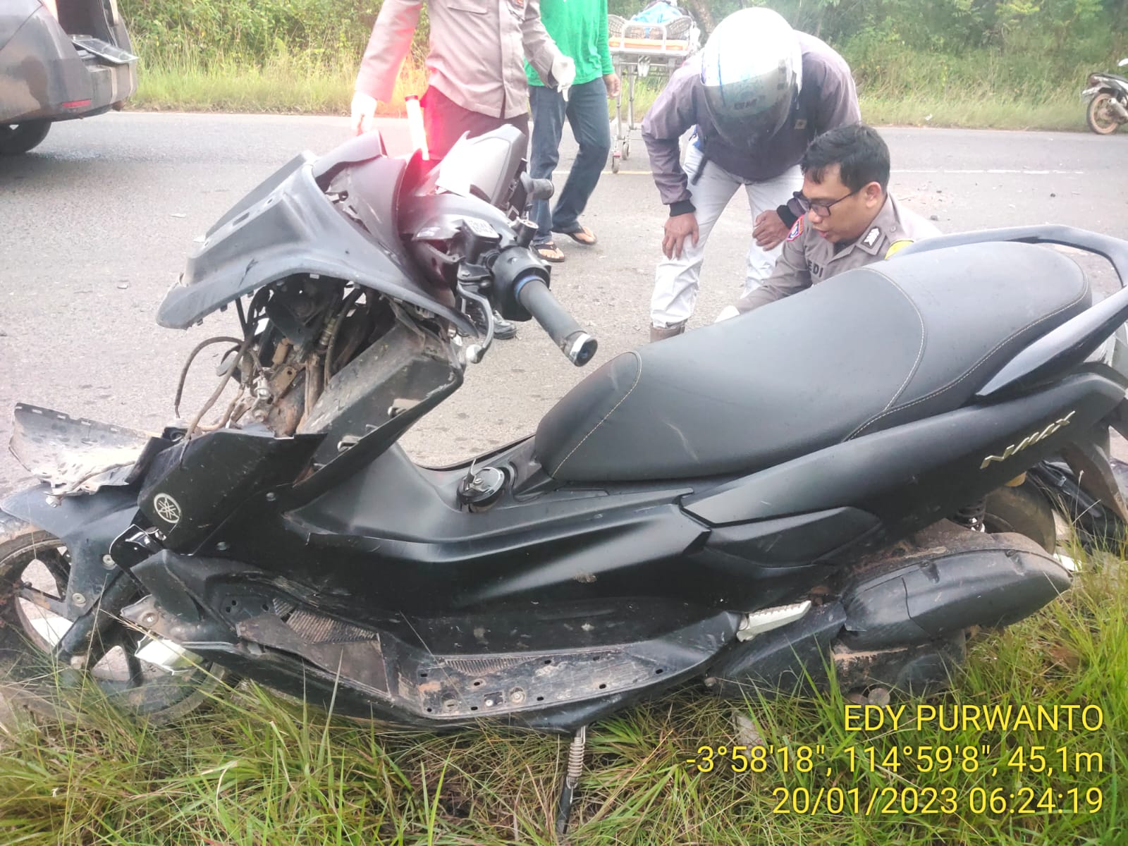 Awas Ada Kerbau Menyeberang Di Jorong, Pengendara Motor Tewas
