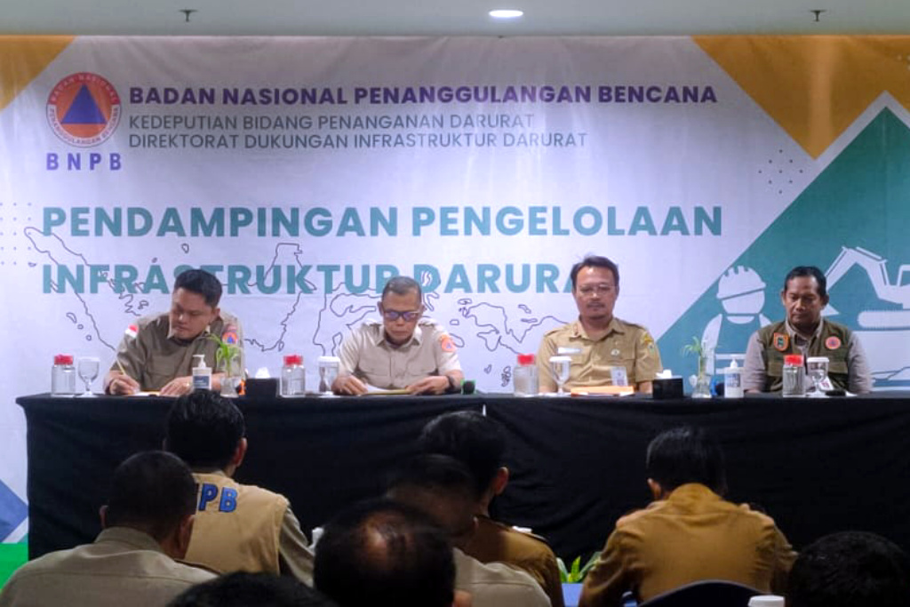 BNPB Sosialisasikan Pendampingan Pengelolaan Infrastruktur Darurat