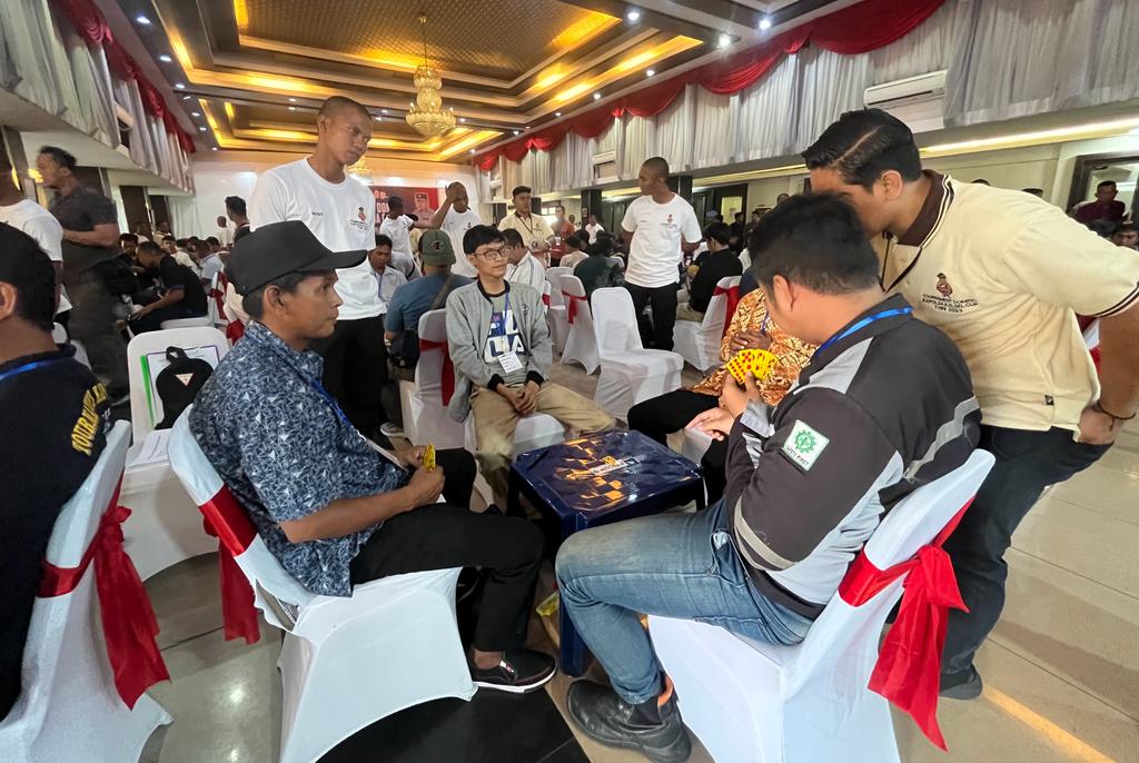 Gelar Olahraga Asah Otak, Turnamen Domino Kapolda Cup diikuti 256 Peserta dari 13 Kabupaten dan Kota
