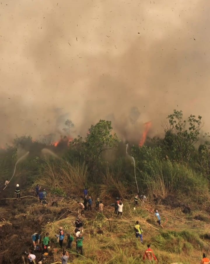 Kebakaran Lahan Kembali “Menggila”, Kepung Empat Wilayah di Kalsel