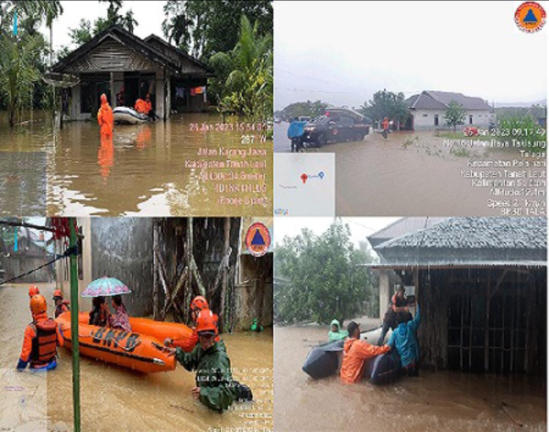 BPBD Kalsel Pantau Lima Kabupaten/Kota Se-Kalsel Terdampak Banjir