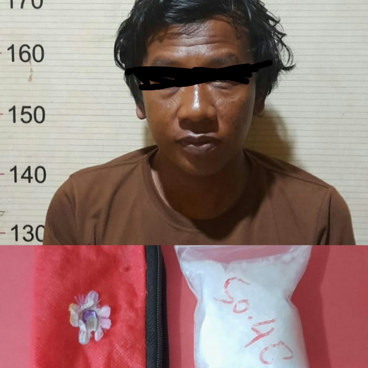 Bawa Sabu 50,5 Gram, Warga Tanjung Berkat ini Diciduk di Teluk Tiram Banjarmasin