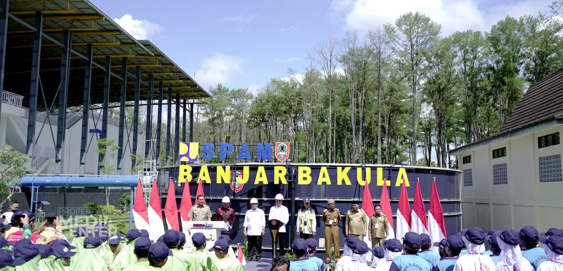Presiden Jokowi Resmikan SPAM Banjarbakula , Siap Distribusikan Air Bersih Untuk 60.000 Rumah Tangga