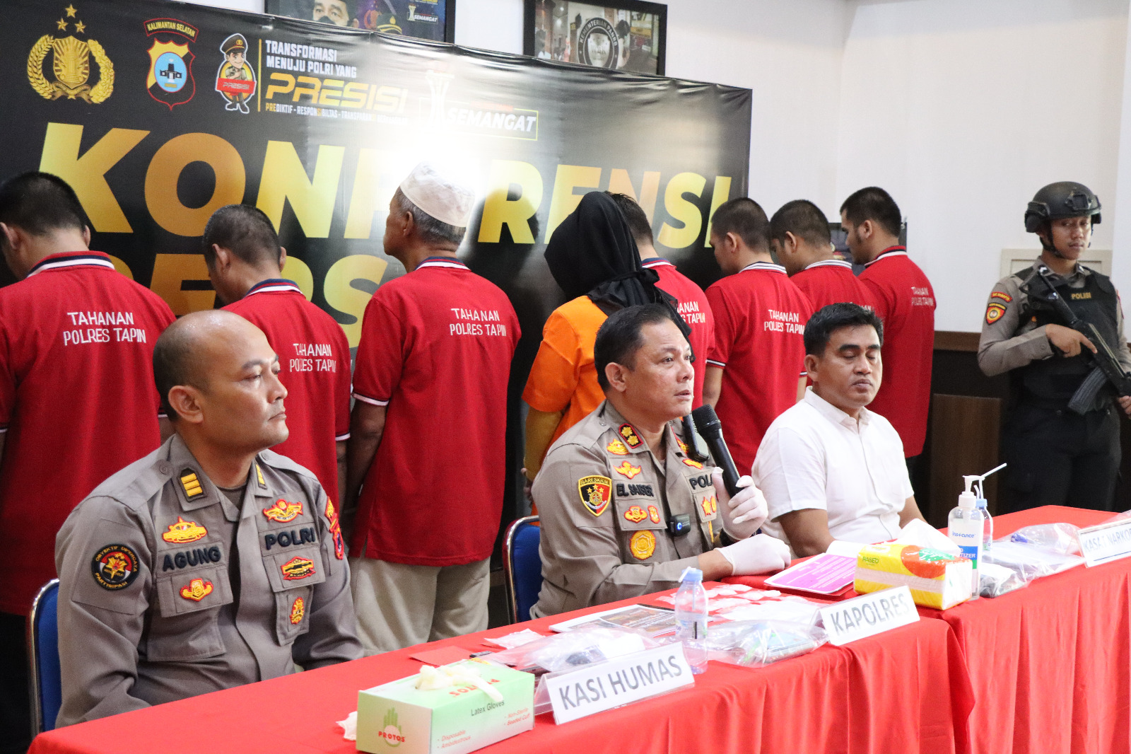 Awal Tahun 2023, Polres HSS Berhasil Ringkus 11 Tersangka Penyalahgunaan Narkoba