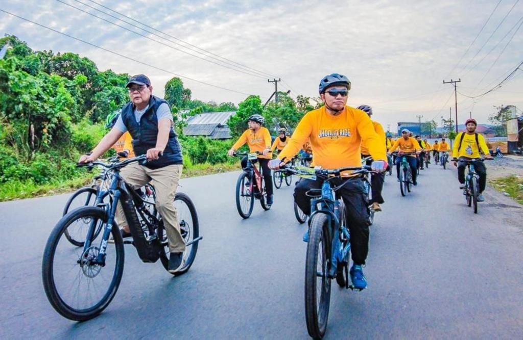 Berhadiah 2 Miliar Jhonlin Ride Diikuti 5.000 Peserta Bahkan Atlet Sepeda Luar Kalimantan