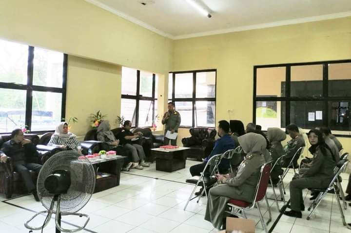 Pantau kesiapan Pemilu 2024 Komisi I DPRD Kalsel Kunjungi Satpol-PP Batola