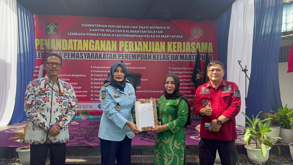 Dispersip Kalsel Dan Lapas Perempuan Kelas IIA Martapura Tingkatkan Literasi Dan Minat Baca