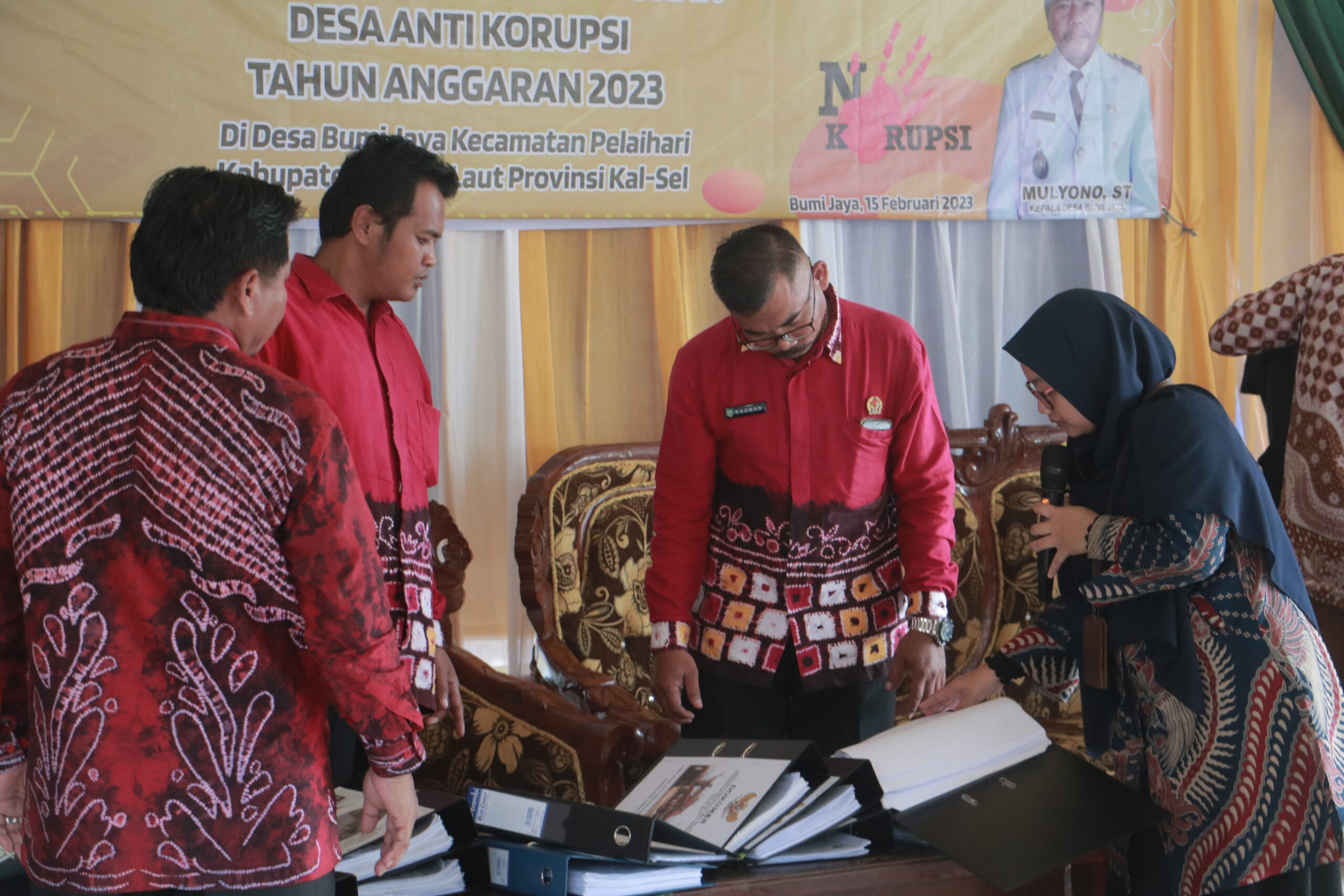 Bumi Jaya Jadi Calon Percontohan Desa Anti Korupsi