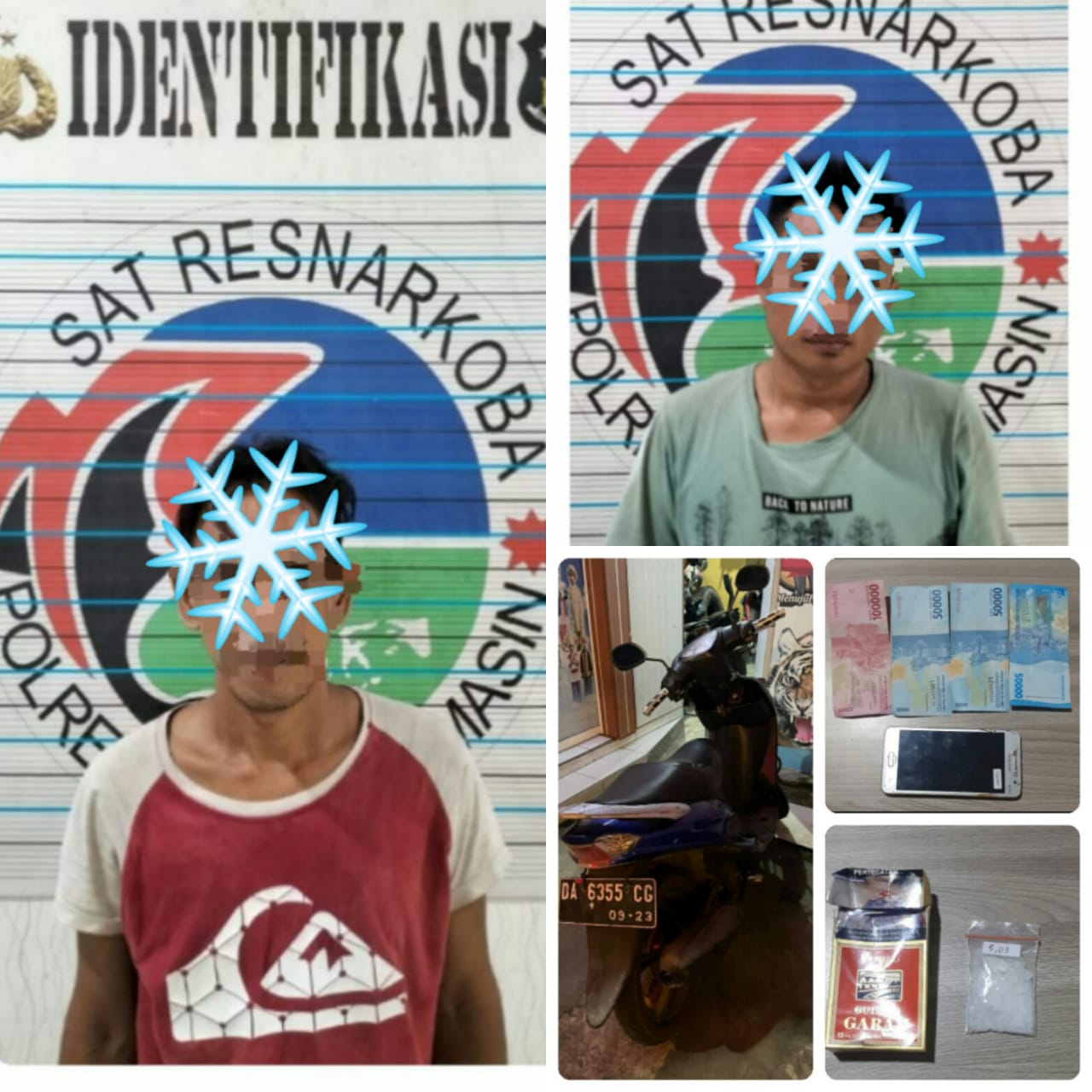 Pembeli dan Pengedar Sabu Dibekuk usai Transaksi di Kawasan Kelayan Dalam Banjarmasin