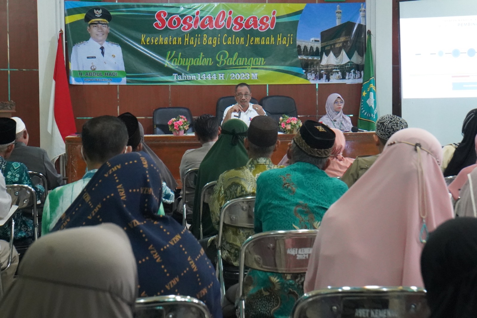 Calon Jemaah Haji Balangan Ikuti Sosialisasi Kesehatan