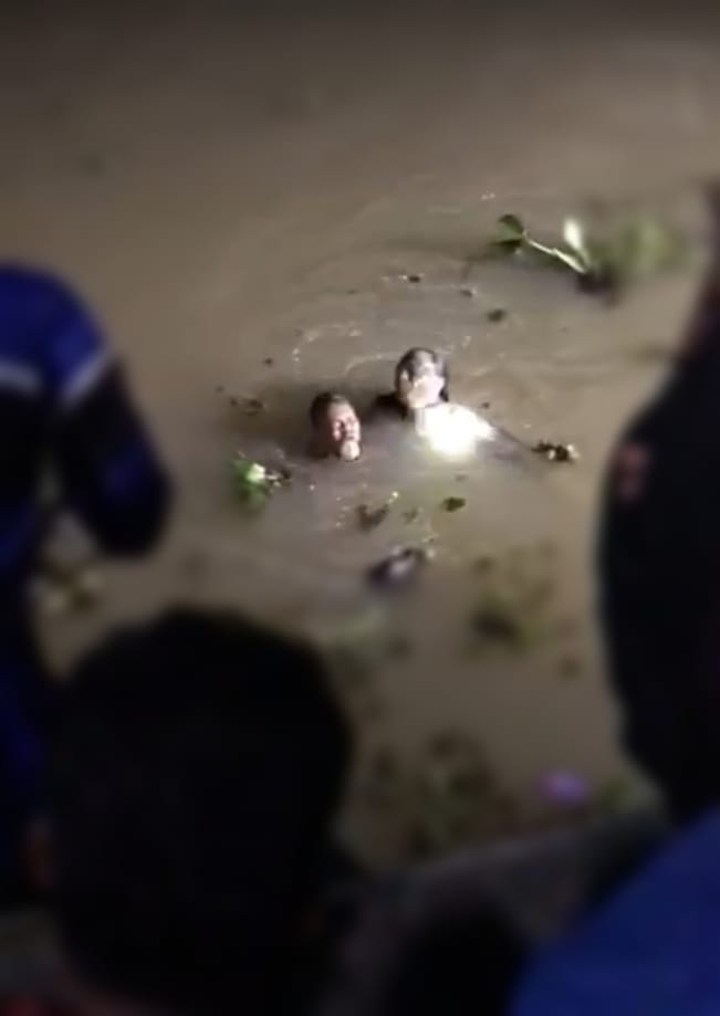 Warga yang Diduga  Ceburkan Diri ke Sungai Martapura kawasan Pasar Lima Ditemukan