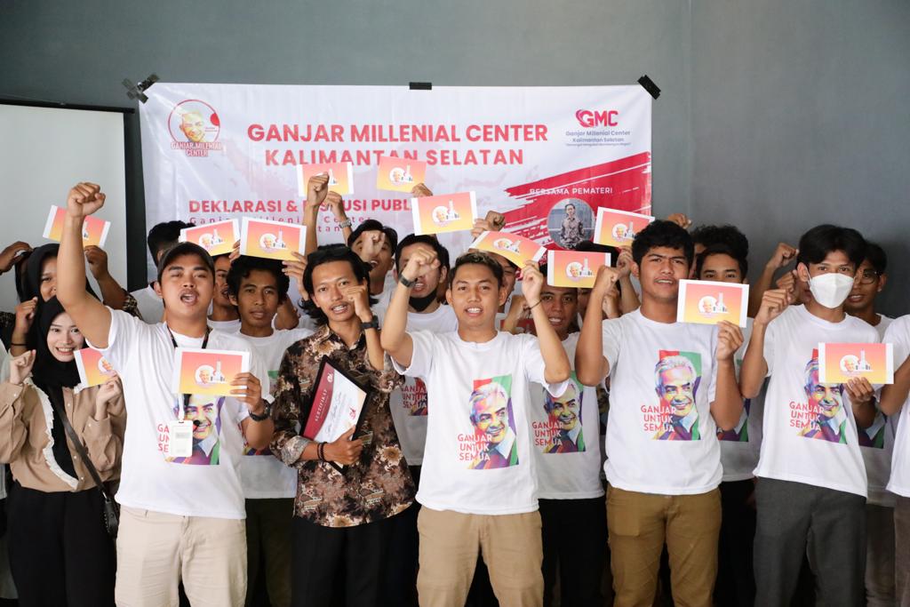 Tak Terbendung, Ganjar Milenial Mantap Deklarasi Ganjar Pranowo Presiden 2024 di Kalsel