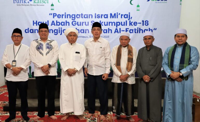 Bank Kalsel Peringati Isra Mi’raj, Haul Guru Sekumpul ke-18 dan Pengijazahan Surah Al-Fatihah