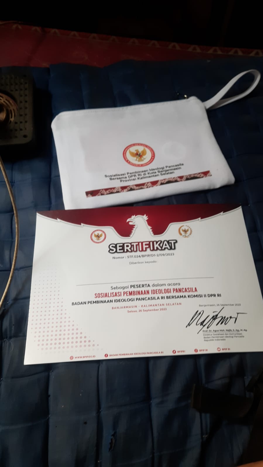 LSM KAKI Kalsel Apresiasi Sosialisasi Pembinaan Ideologi Pancasila di KAKI Kalsel