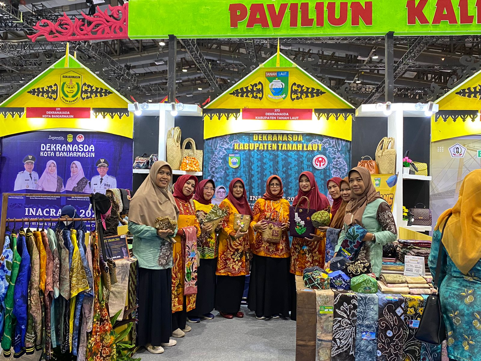 Produk IKM  Tala Mejeng Di Event Inacraft 2023