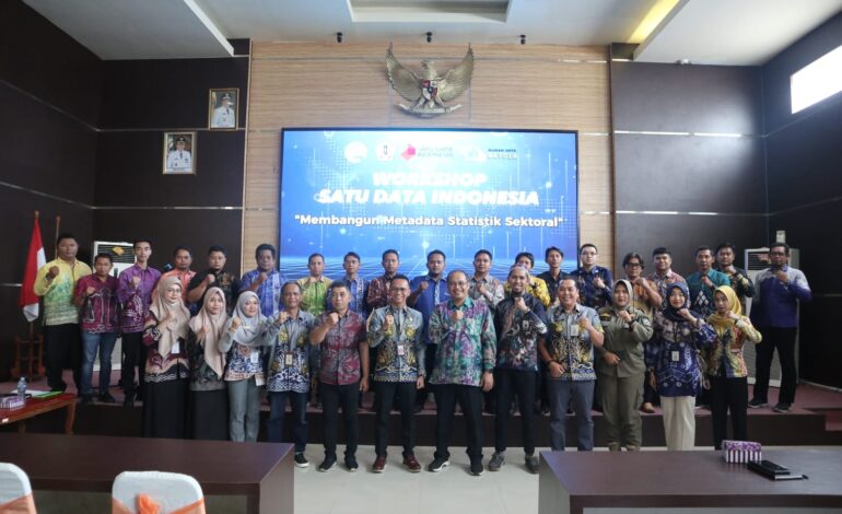 Diskominfo Batola Gelar Workshop Metadata Statistik Sektoral