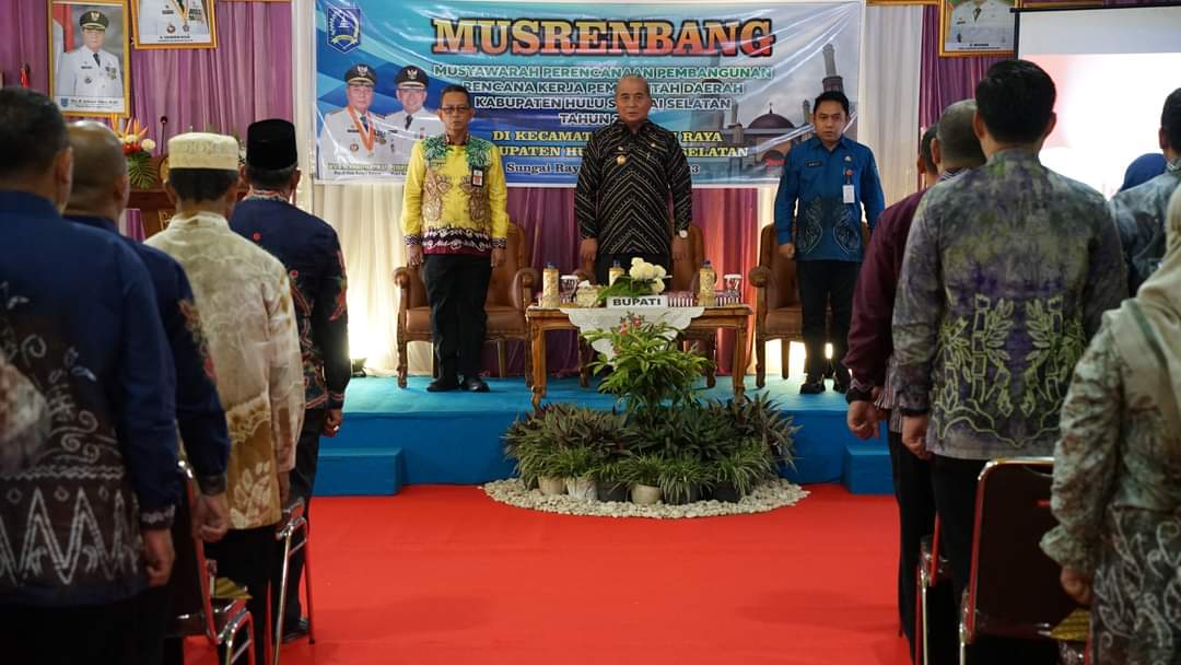 Musrenbang Kecamatan Sungai Raya, Bupati HSS Komitmen Pengentasan Kemiskinan