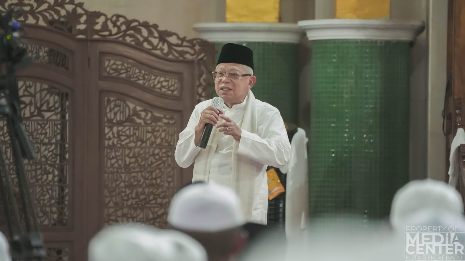 Wapres RI Sampaikan Malam Lailatul Qadar di Masjid Agung Banjarbaru