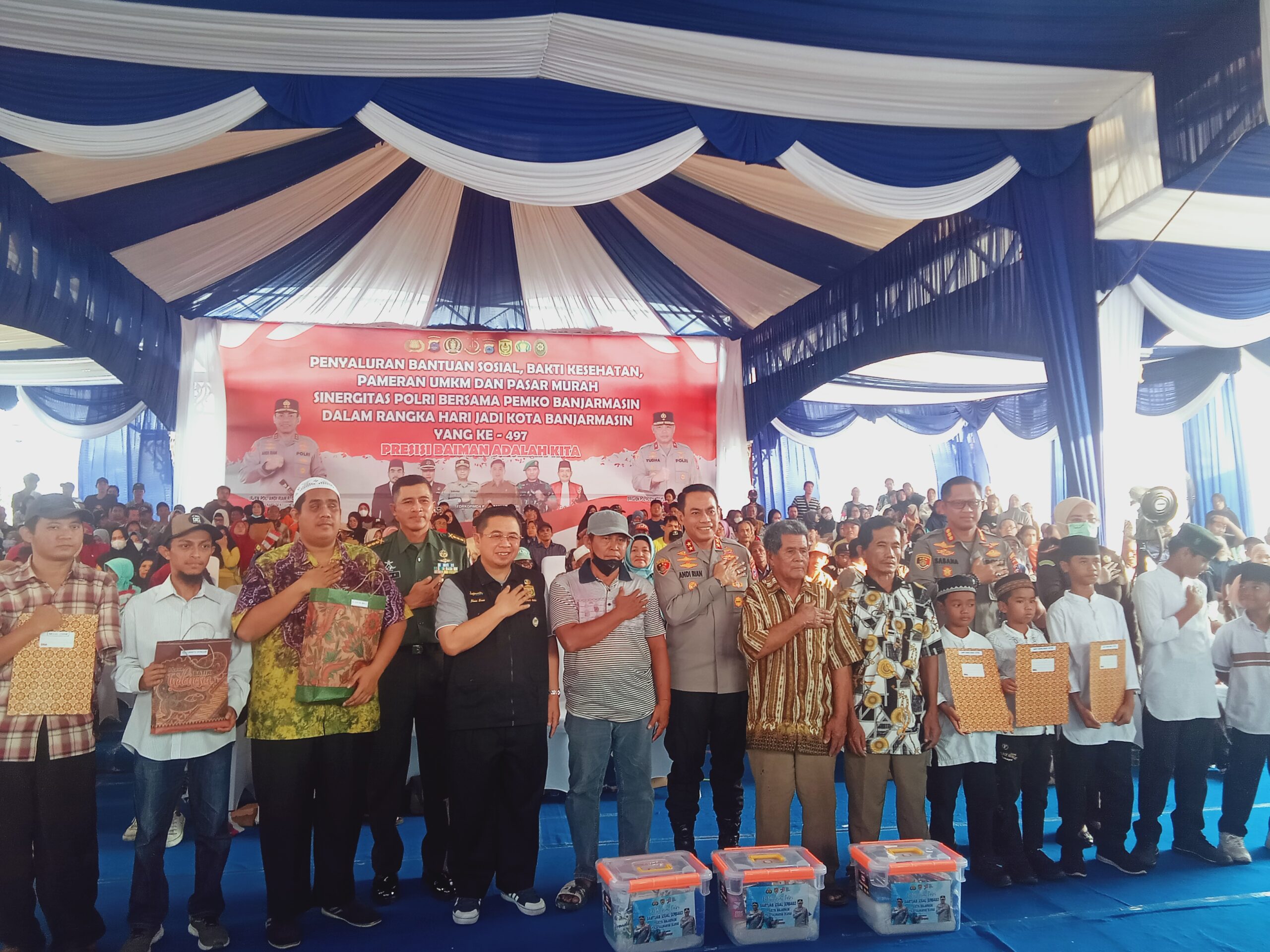 Gelar Penyaluran Baksos, Bakkes, Pasar Murah, serta UMKM, Dedikasi Polri untuk Masyarakat