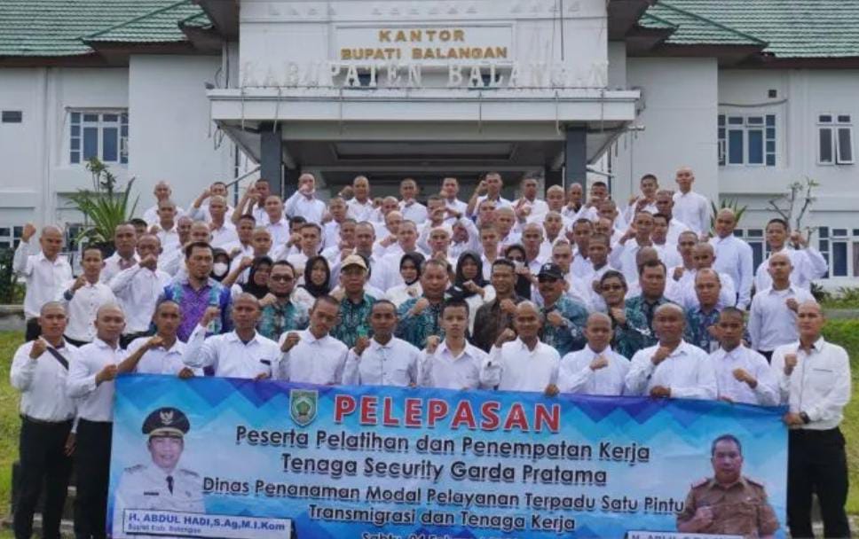 75 Pemuda Balangan Ikuti Diksar Satpam