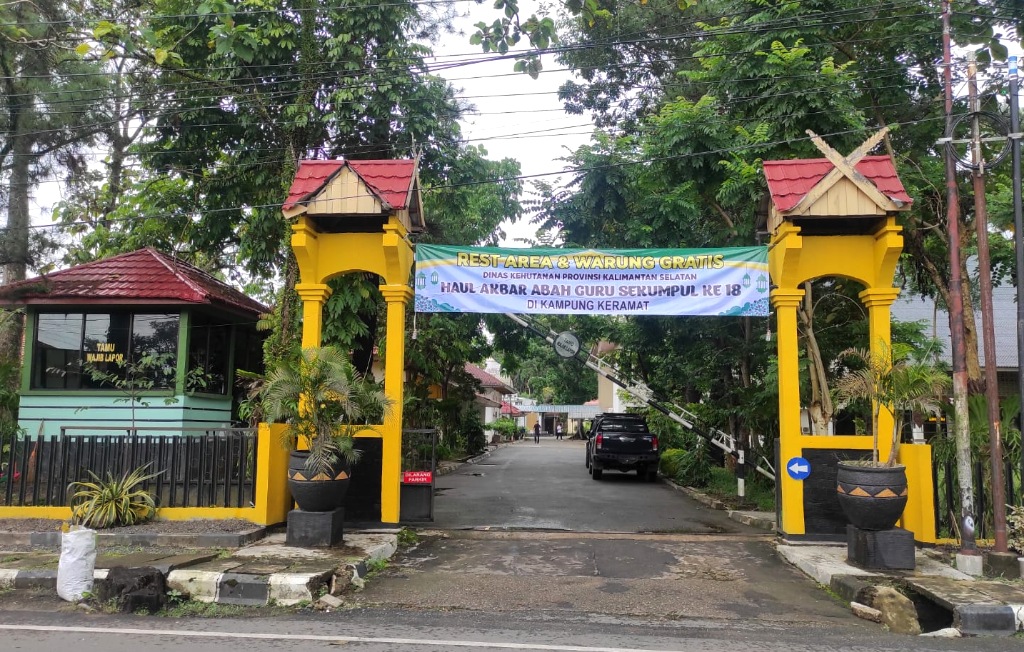 Dishut Kalsel  Sediakan Warung Gratis Bagi Jemaah Haul Guru Sekumpul