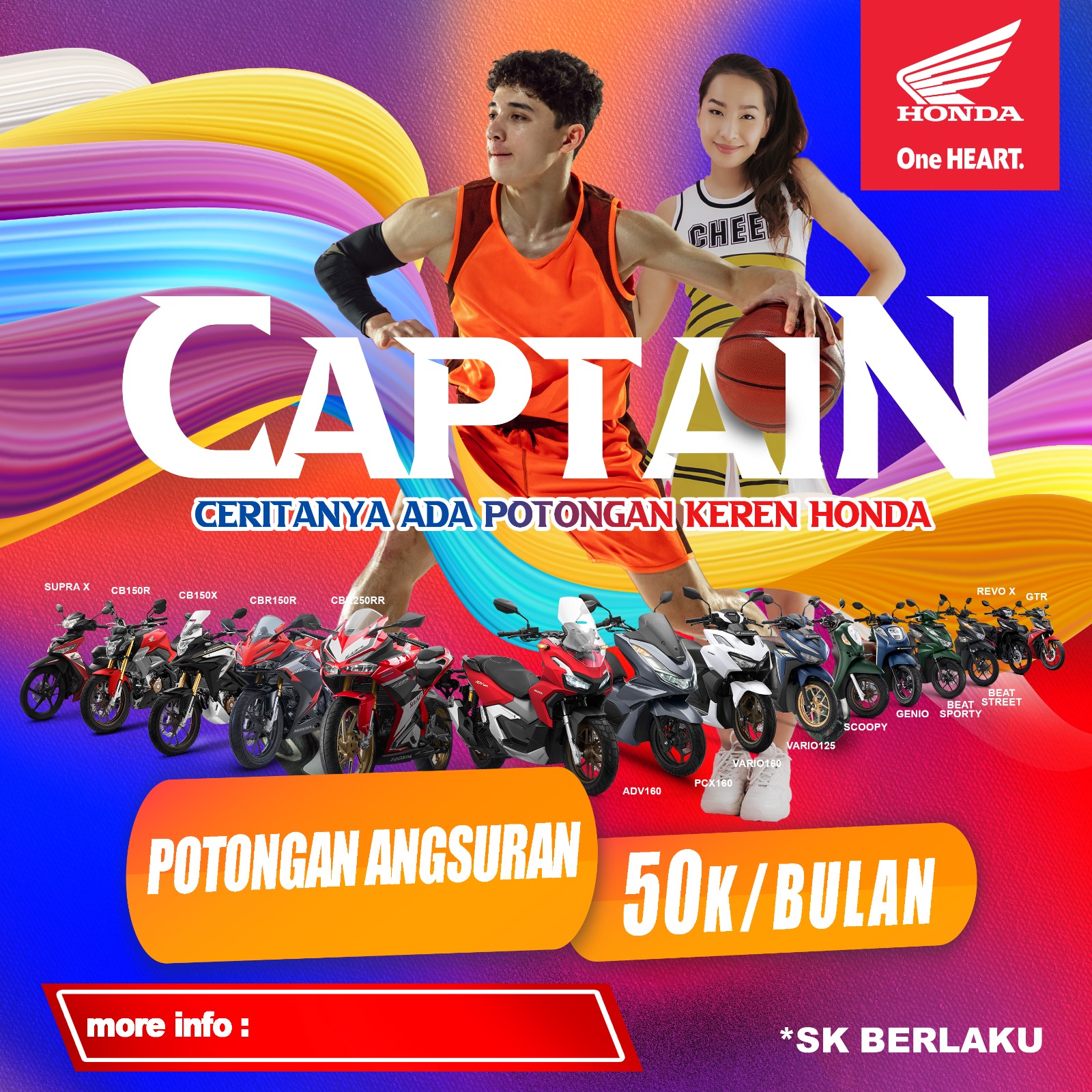 Trio Motor Hadirkan Program ‘Captain Honda-Ceritanya Ada Potongan Keren Honda’