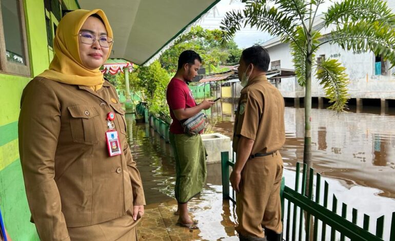 Puluhan Bangunan Sekolah Di Kabupaten Banjar Terdampak Banjir