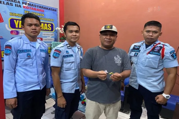 Sipir Berhasil Gagalkan Penyelundupan Sabu Ke Lapas Kotabaru