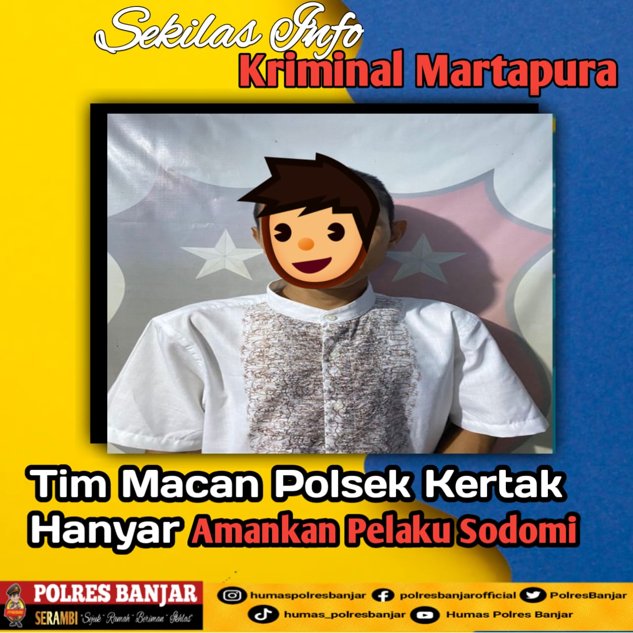 Orang Tua Korban Minta Pelaku Guru Ngaji di Kertak Hanyar Dihukum Kebiri