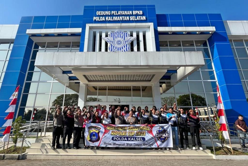 Ikuti Kejuaran Bola Voli Kapolri Cup, Tim Kalsel Targetkan Juara