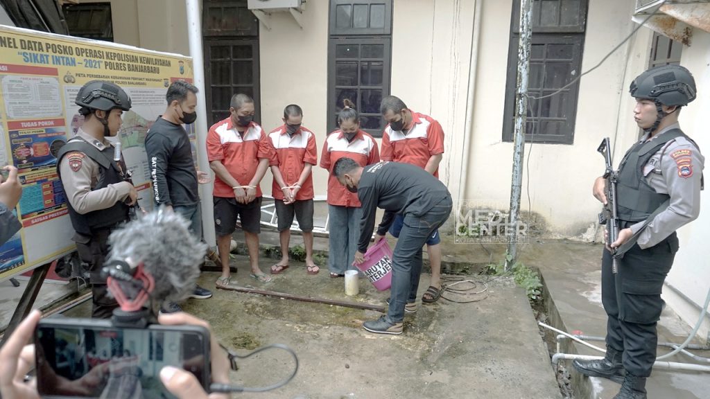 308,76 Gram Sabu-sabu Dimasukkan Septic Tank