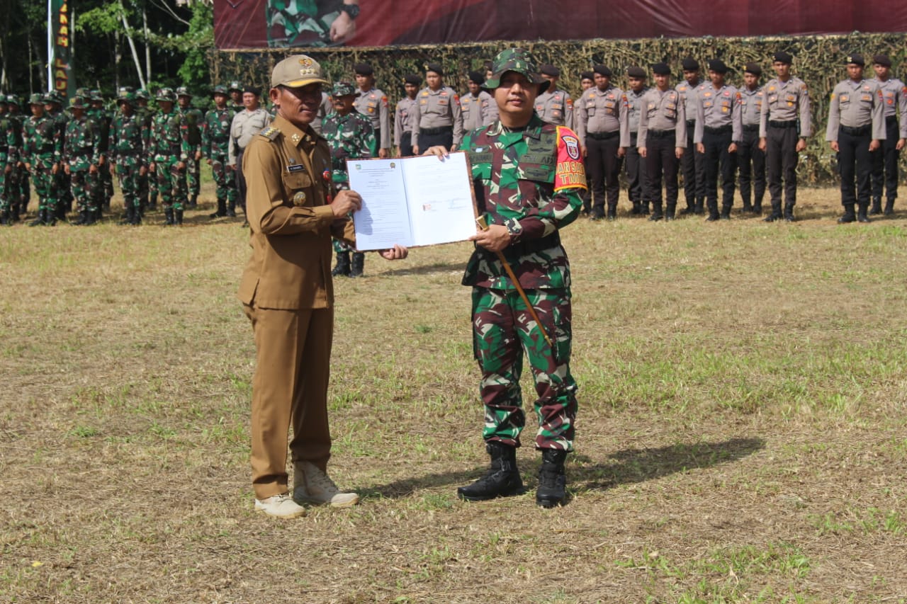Program TMMD Ke 117 Kodim 1009/Tanah Laut Resmi Di Buka