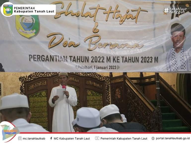 Harapan Baru Tahun 2023 -Pemkab Tala Gelar Shalat Hajat Berjamaah