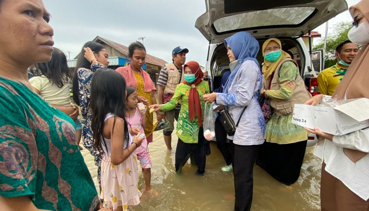 Dinkes Banjar Berikan Pelayanan Kesehatan Untuk Warga Terdampak Banjir