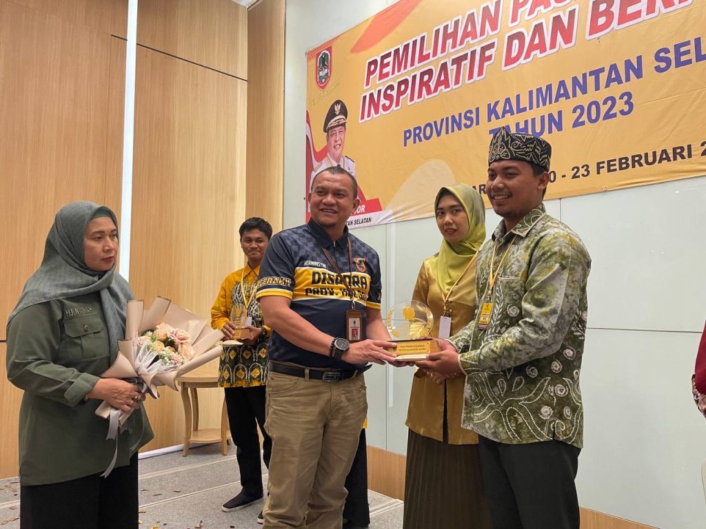 Pasutri Asal Tanah Laut Raih Juara Pemilihan Pasangan Muda Inspiratif Dan Berprestasi Tahun 2023