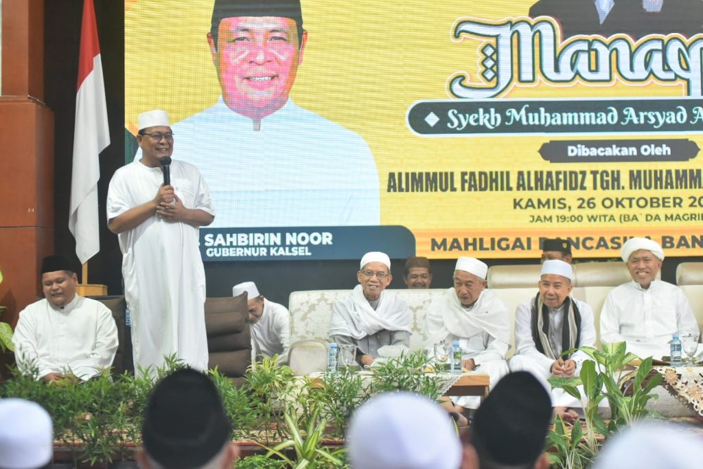 Ribuan Warga Ikut Pembacaan Manaqib Syekh Arsyad Al-Banjari