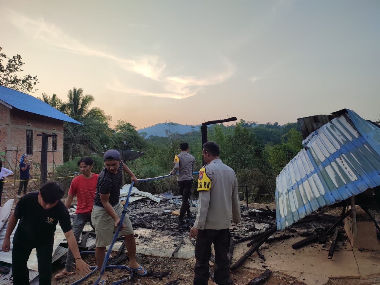 Kebakaran Rumah di Sungai Durian Memicu Kerugian Rp 70 Juta