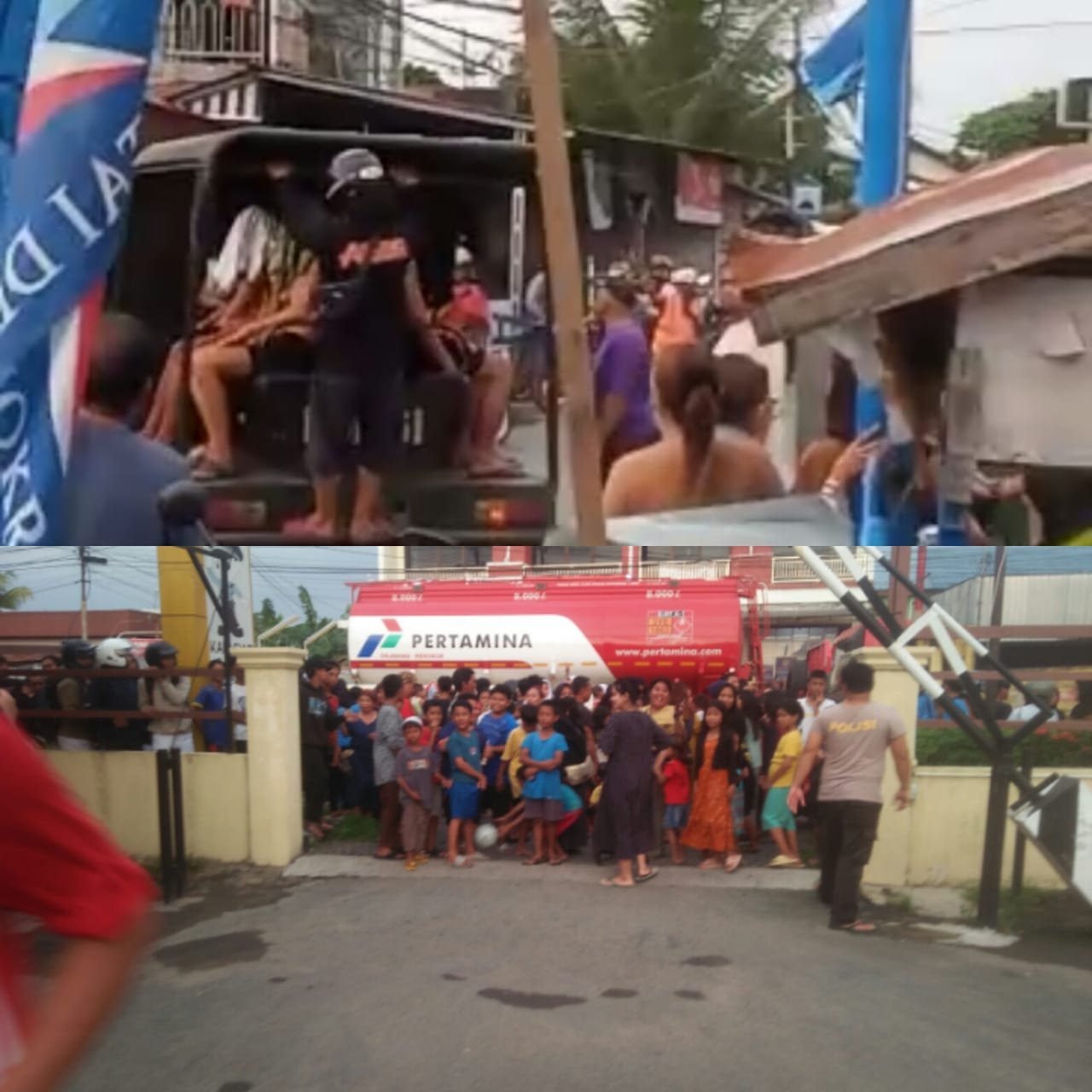 Masyarakat Bergerombol depan Polsek Banjarmasin Barat, Ada Apa ?